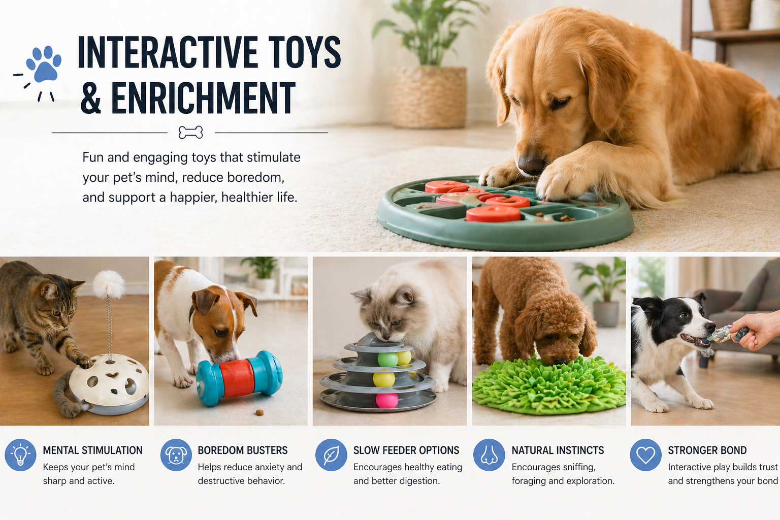 Interactive Toys & Enrichment