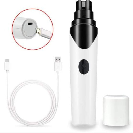 Electric Pet Nail Grinder, Safe & Quiet Dog Nail Trimmer for Cats & Dogs