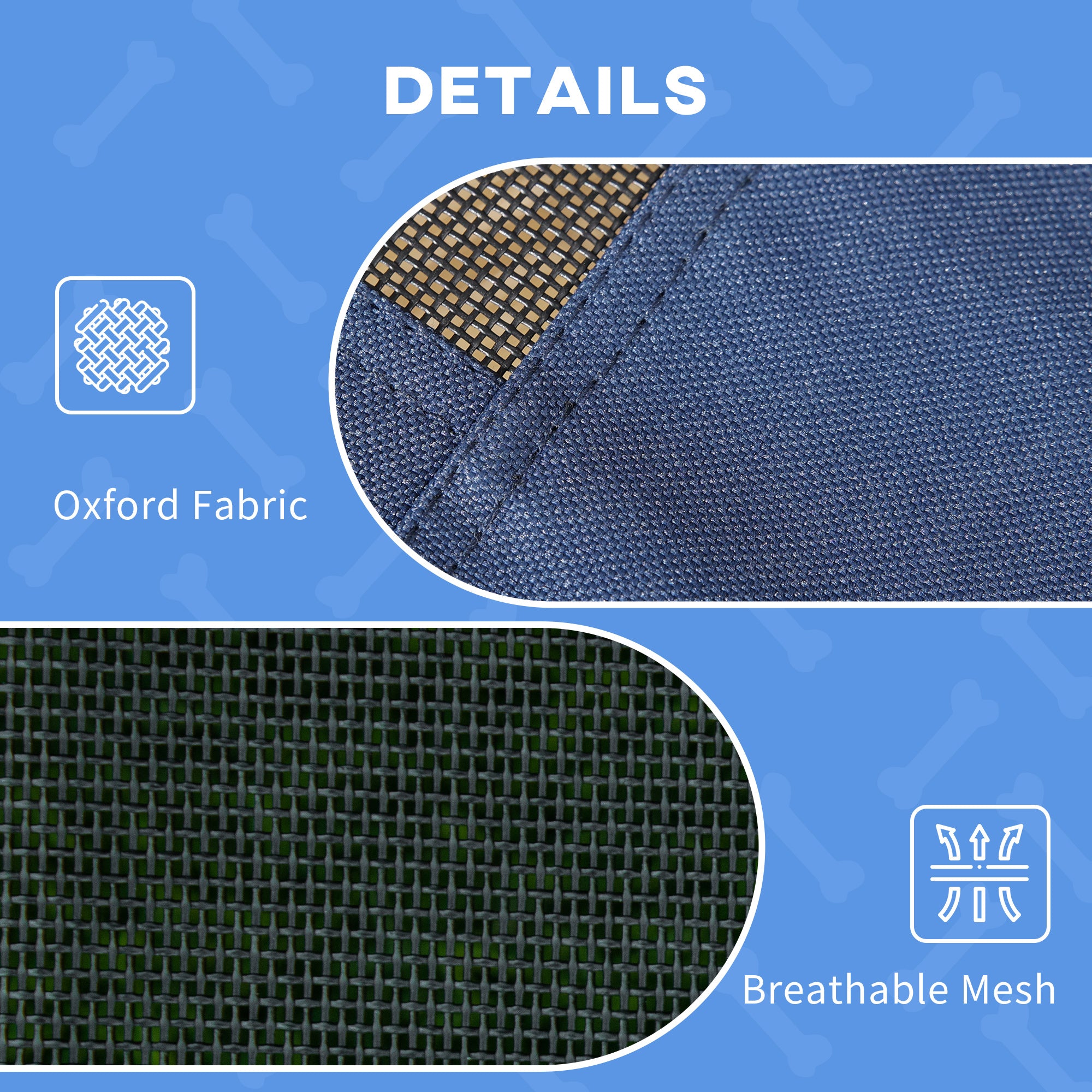 Elevated Cooling Dog Bed with Canopy Shade – Breathable Outdoor Pet Cot for Large Dogs